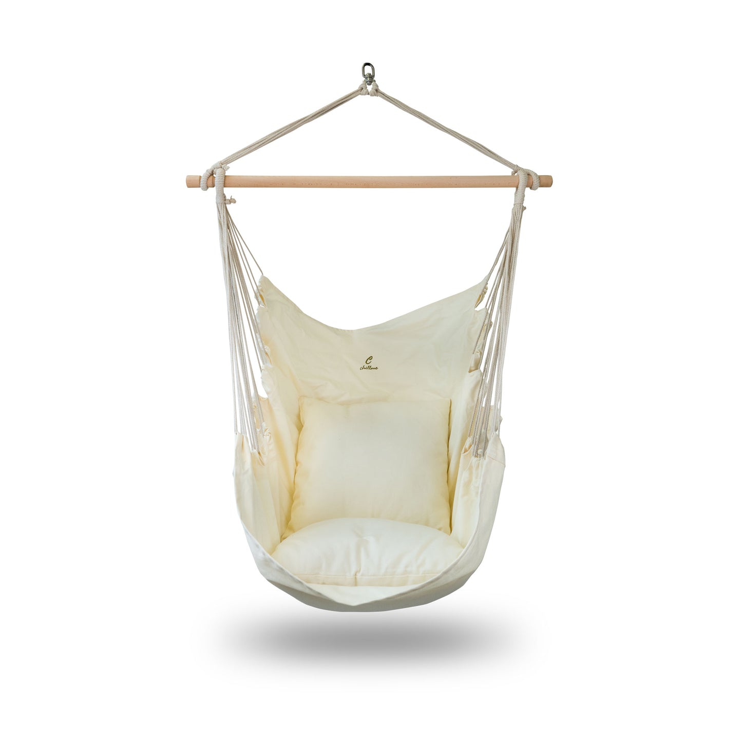 chillme Hängesessel für indoor und outdoor beige