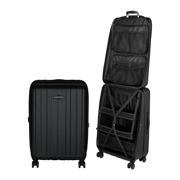 CASYRO Stand-Up Suitcase L, Black