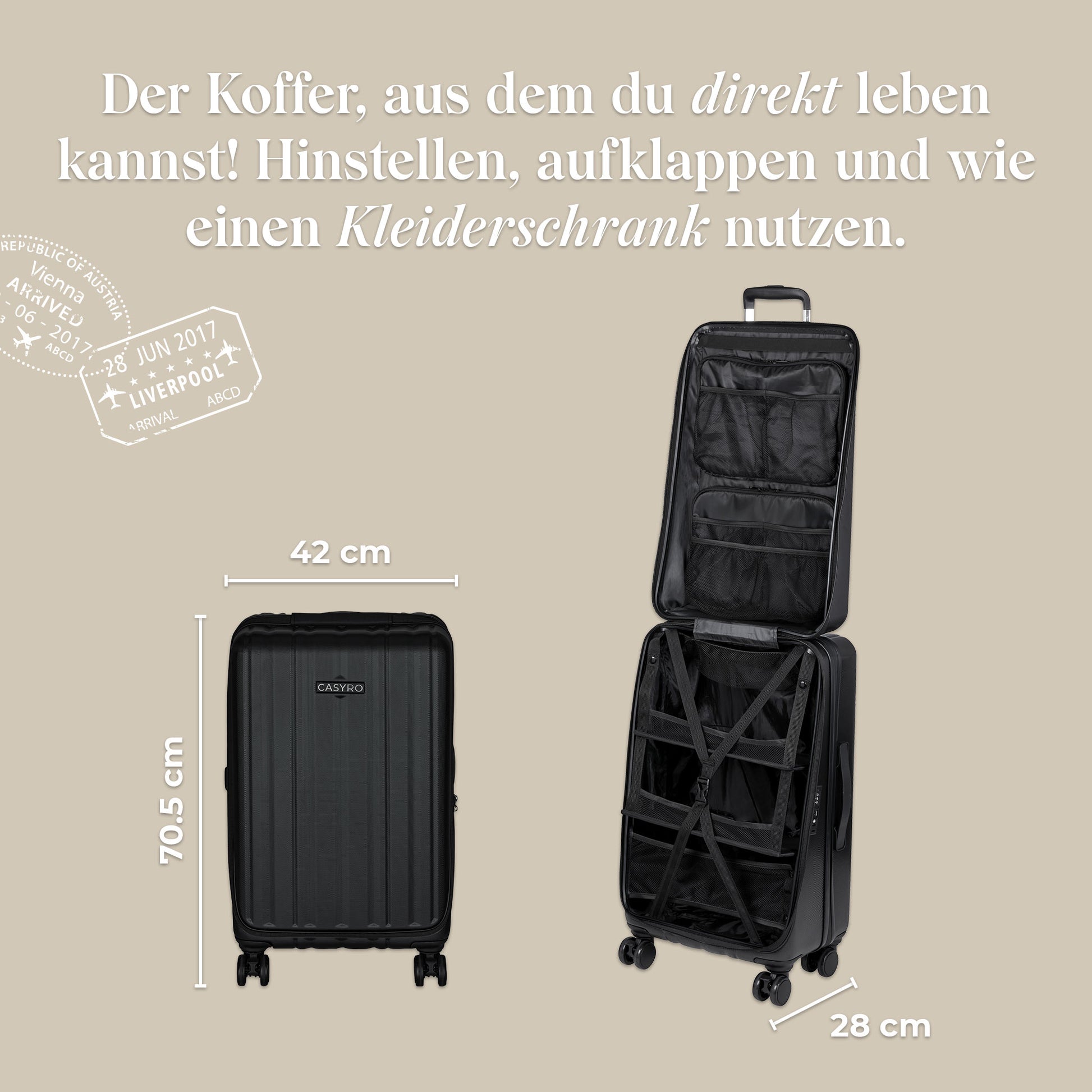 CASYRO Schrankkoffer Produktbild Grösse und Dimensionen