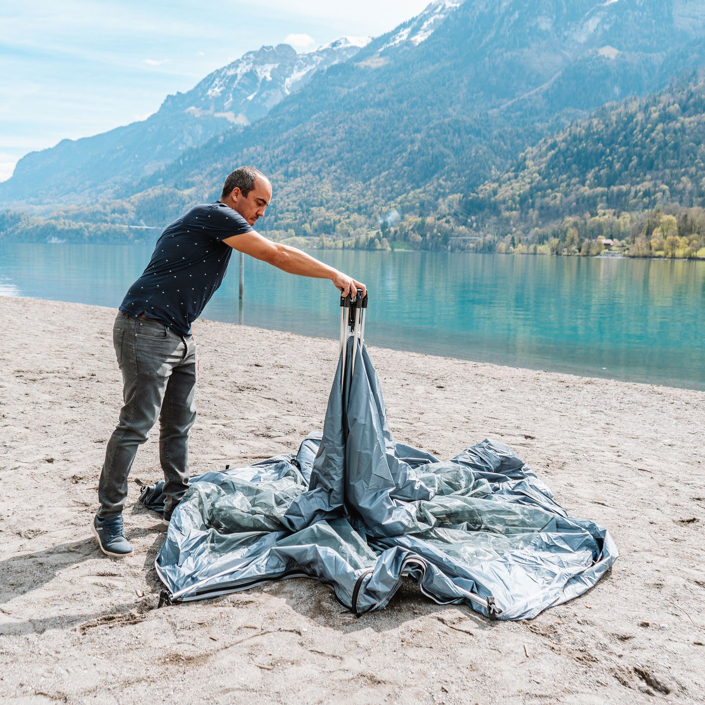 trekony Pop-Up Zelt einfacher Aufbau