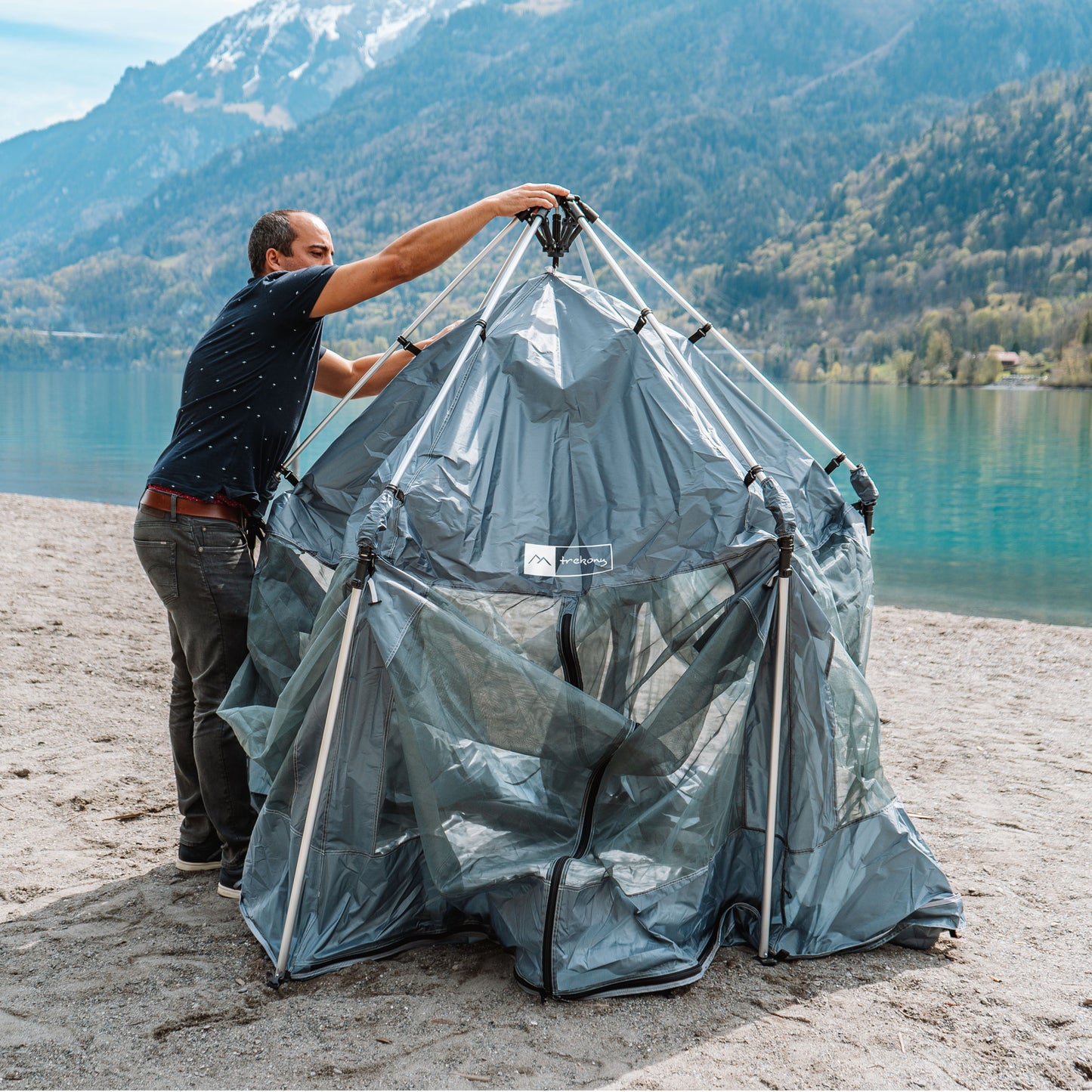 trekony Pop-Up Zelt einfacher Aufbau