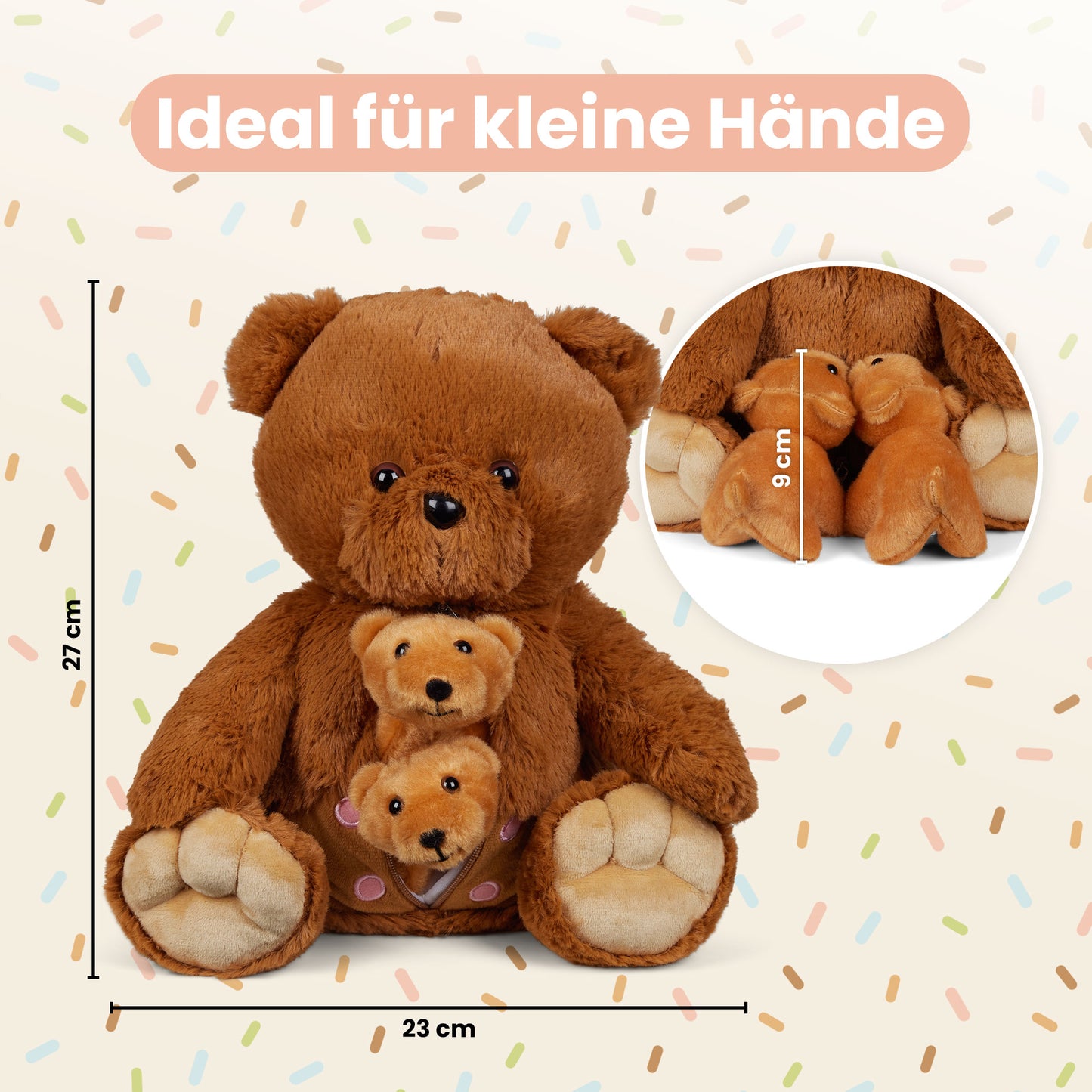 Mamanimals Bär mit Babys im Bauch