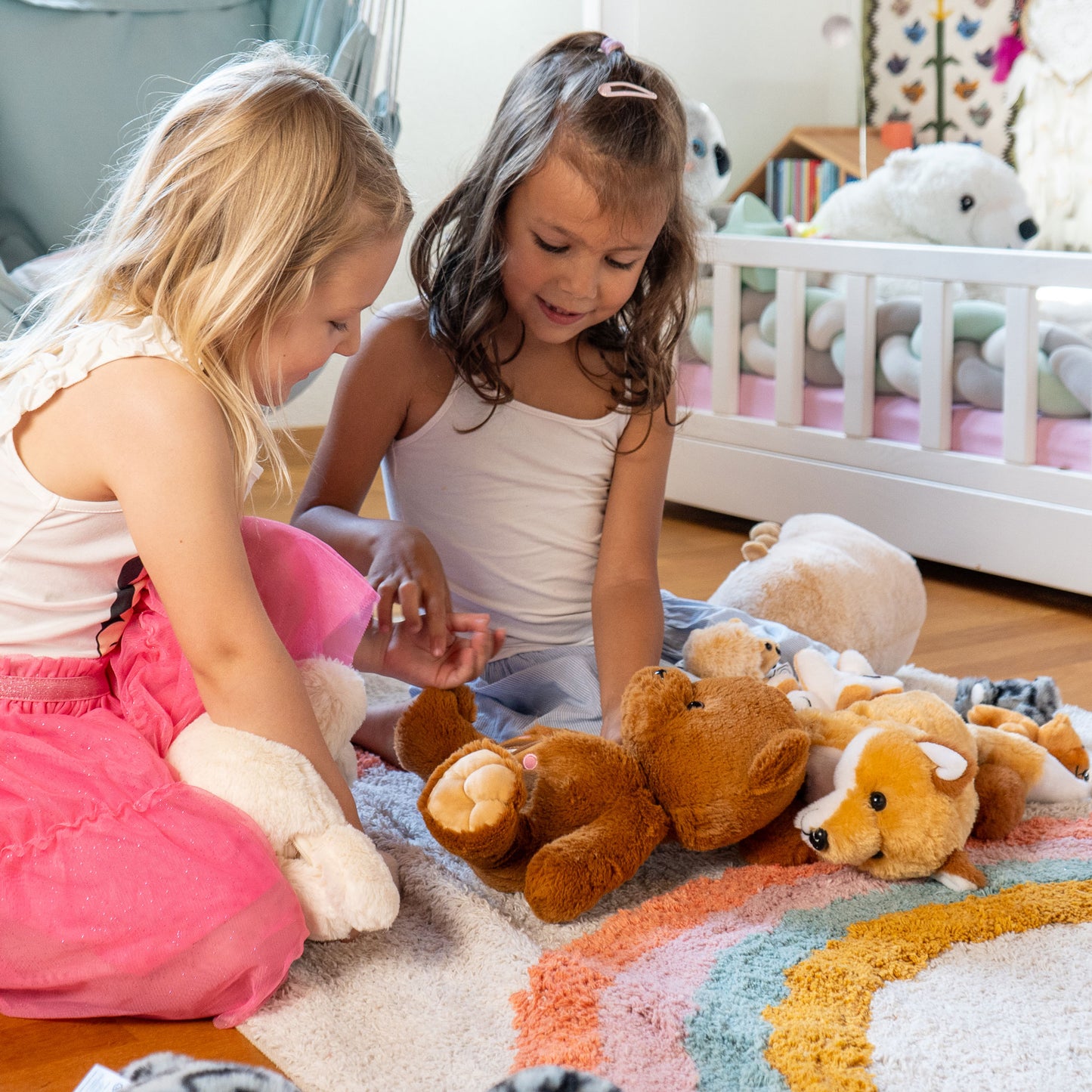 Mamanimals Kuscheltier Set Mama Bär und Babys