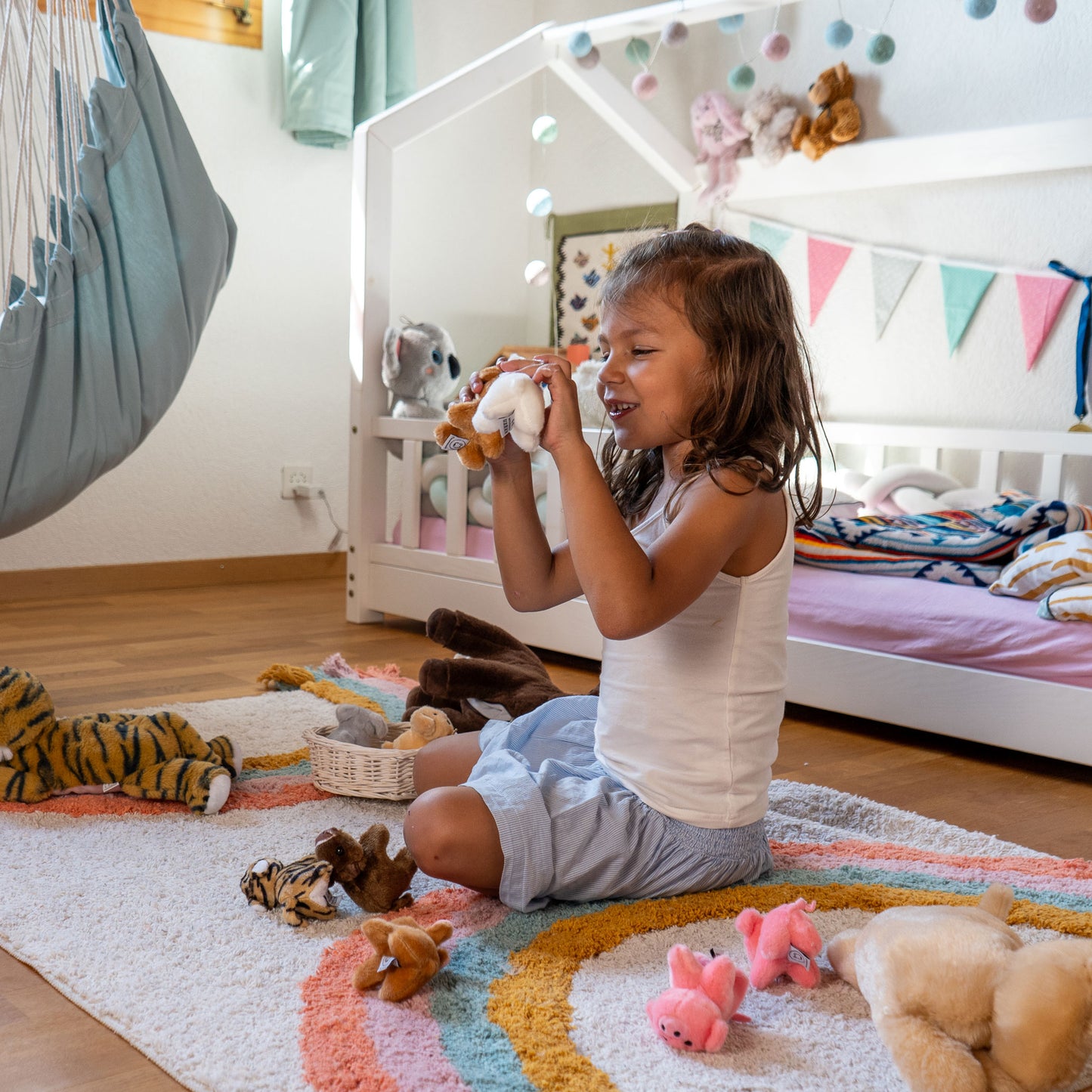 Mamanimals Kuscheltier Set Mama Bär und Babys