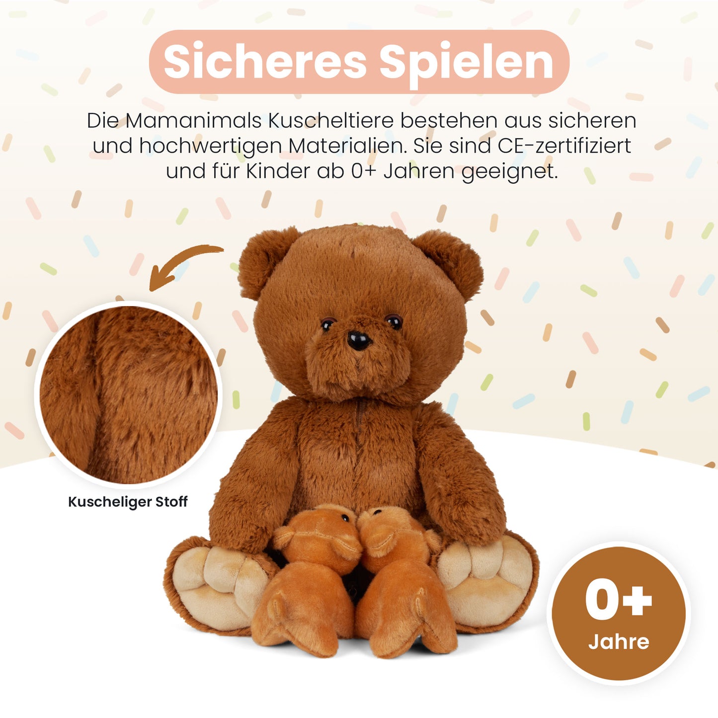 Mamanimals Bär mit Babys im Bauch