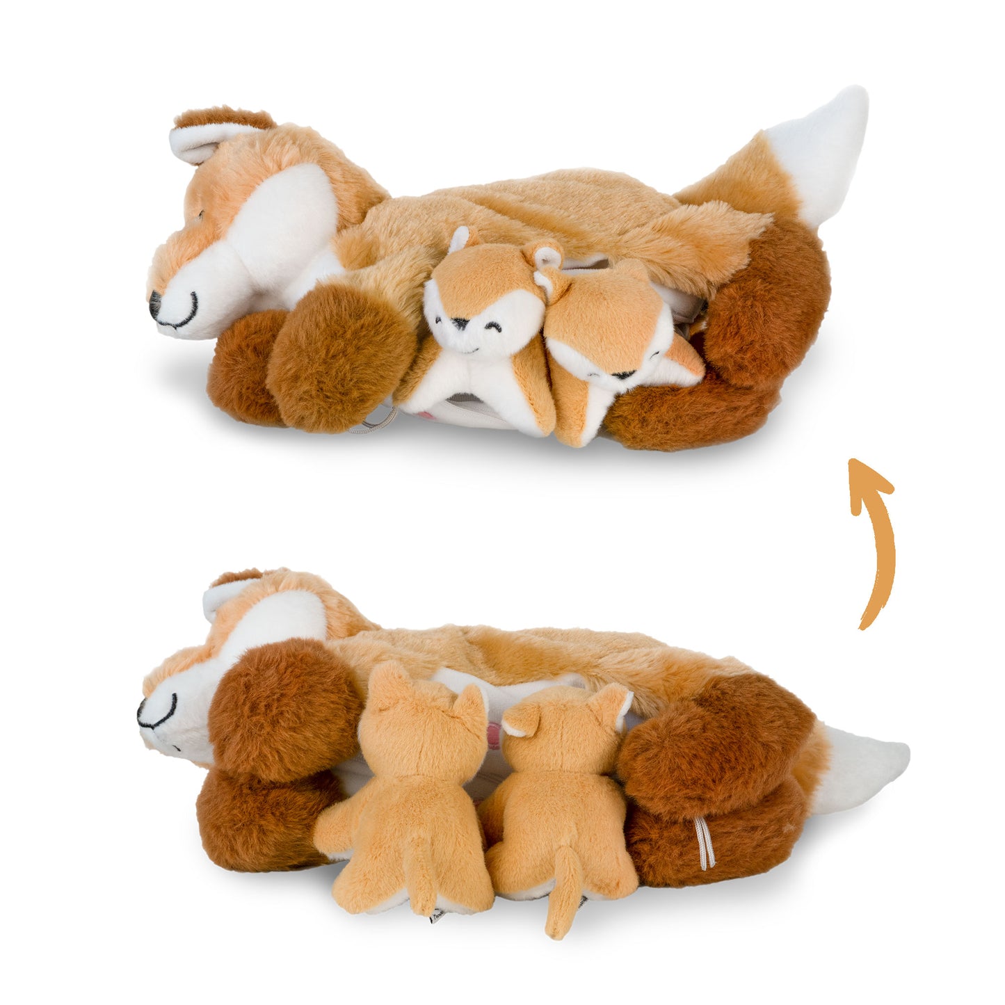 Mamanimals Fuchs mit Babys im Bauch