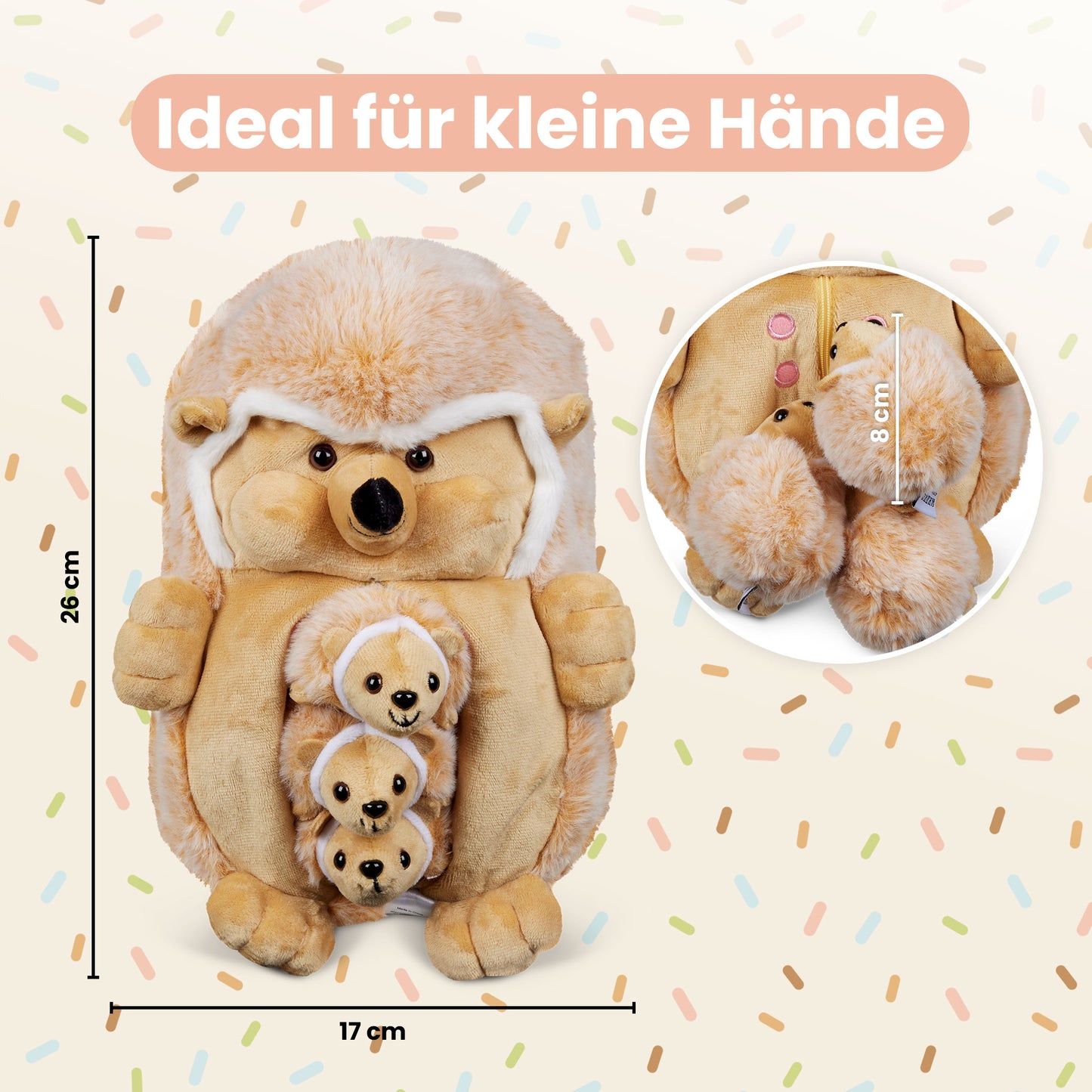 Mamanimals Igel mit Babys im Bauch