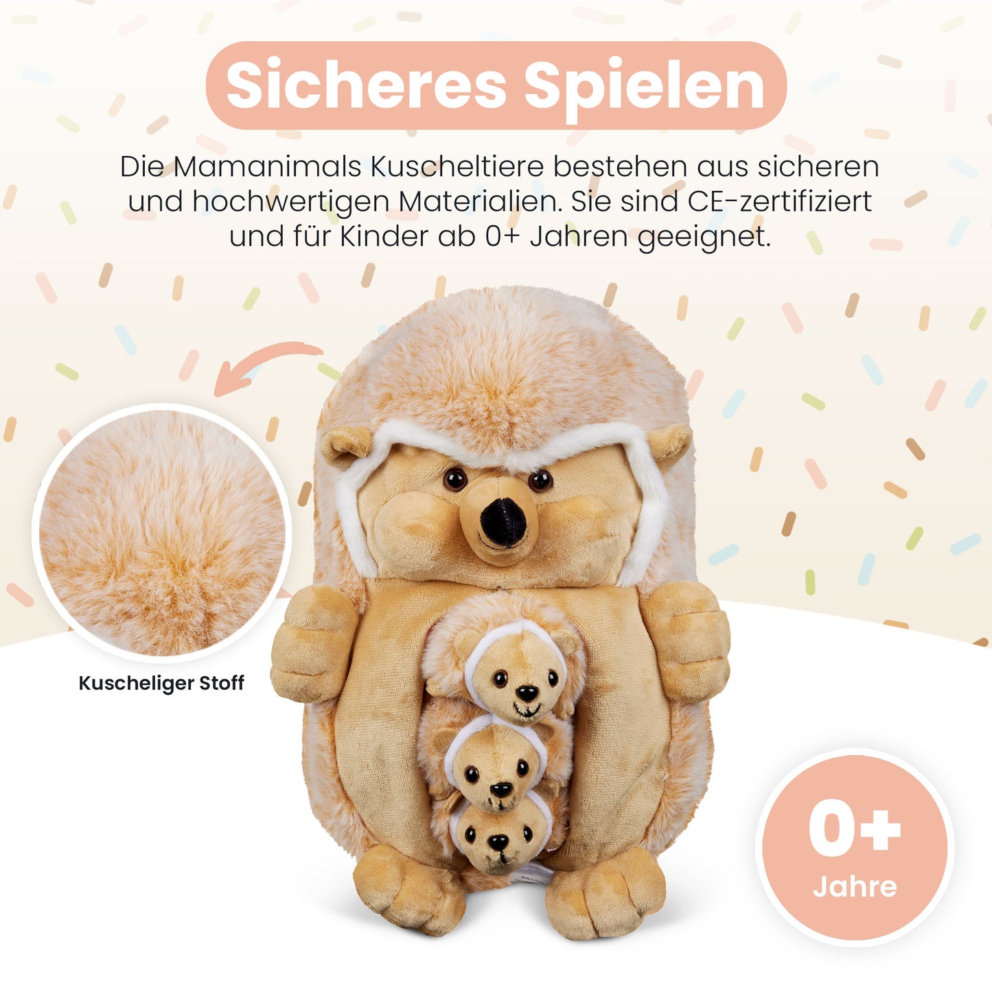 Mamanimals Igel mit Babys im Bauch