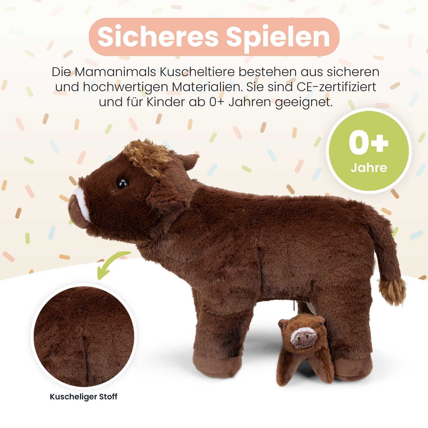 Mamanimals Kuh mit Baby im Bauch