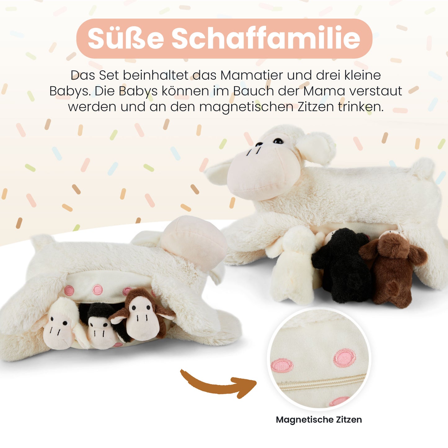 Mamanimals Schaf mit Babys im Bauch