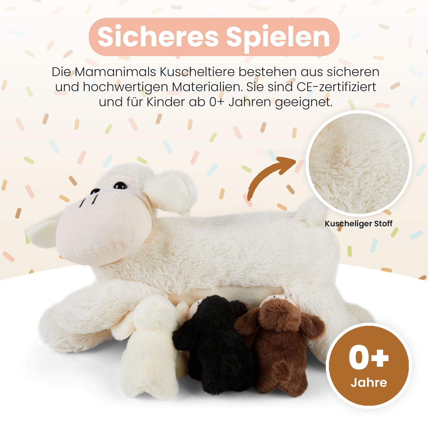 Mamanimals Schaf mit Babys im Bauch