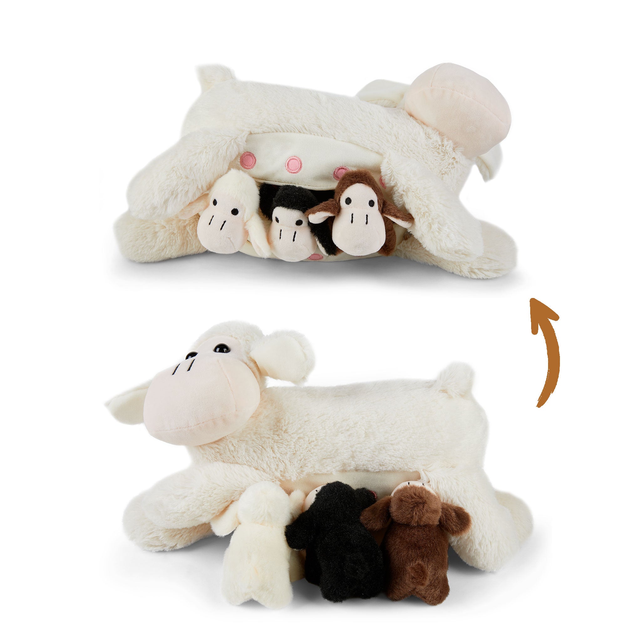 Mamanimals Cuddly Toy Set Mom Sheep and Babies Mamanimals Cuddly Toy Set Mom Sheep and Babies