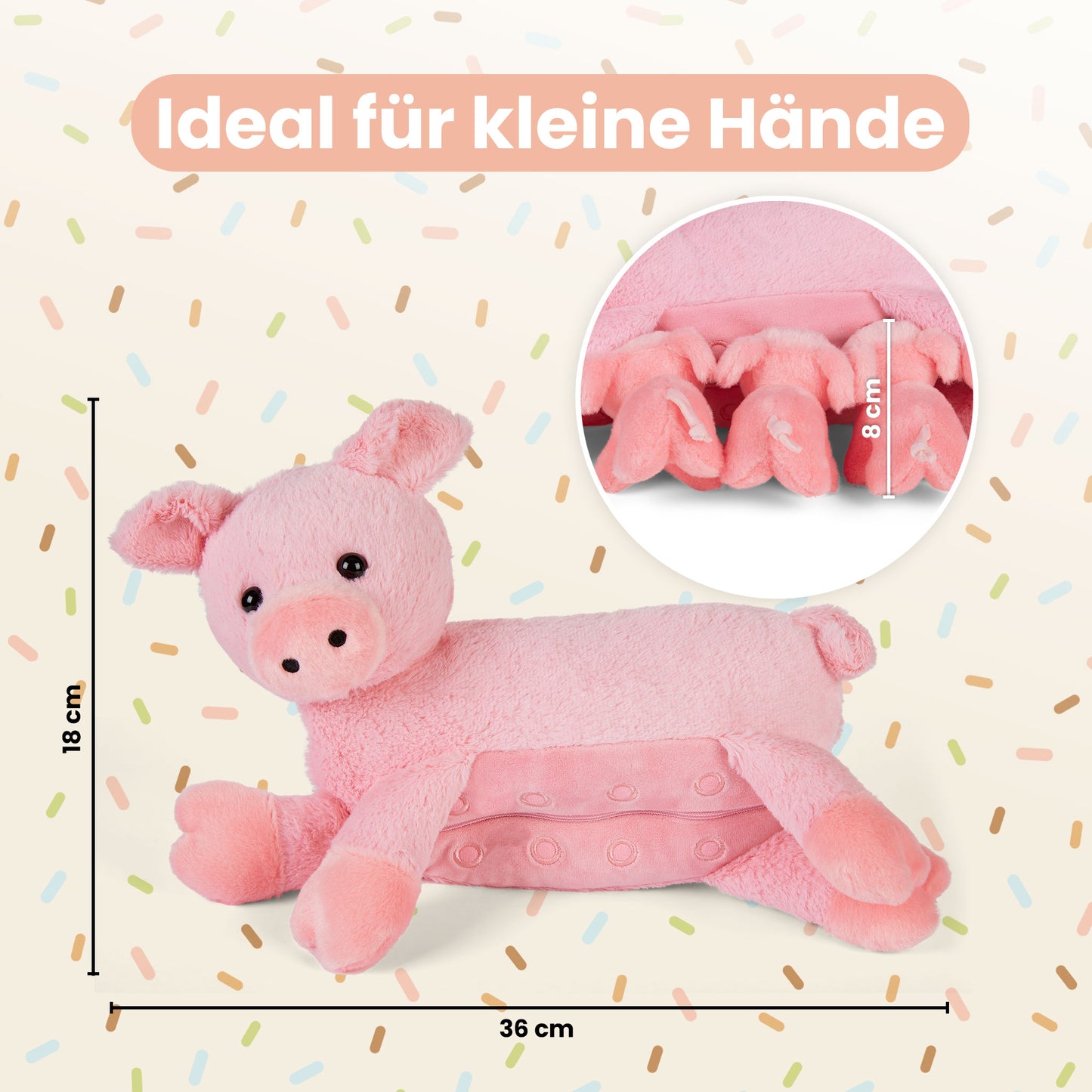 Mamanimals Schwein mit Babys im Bauch