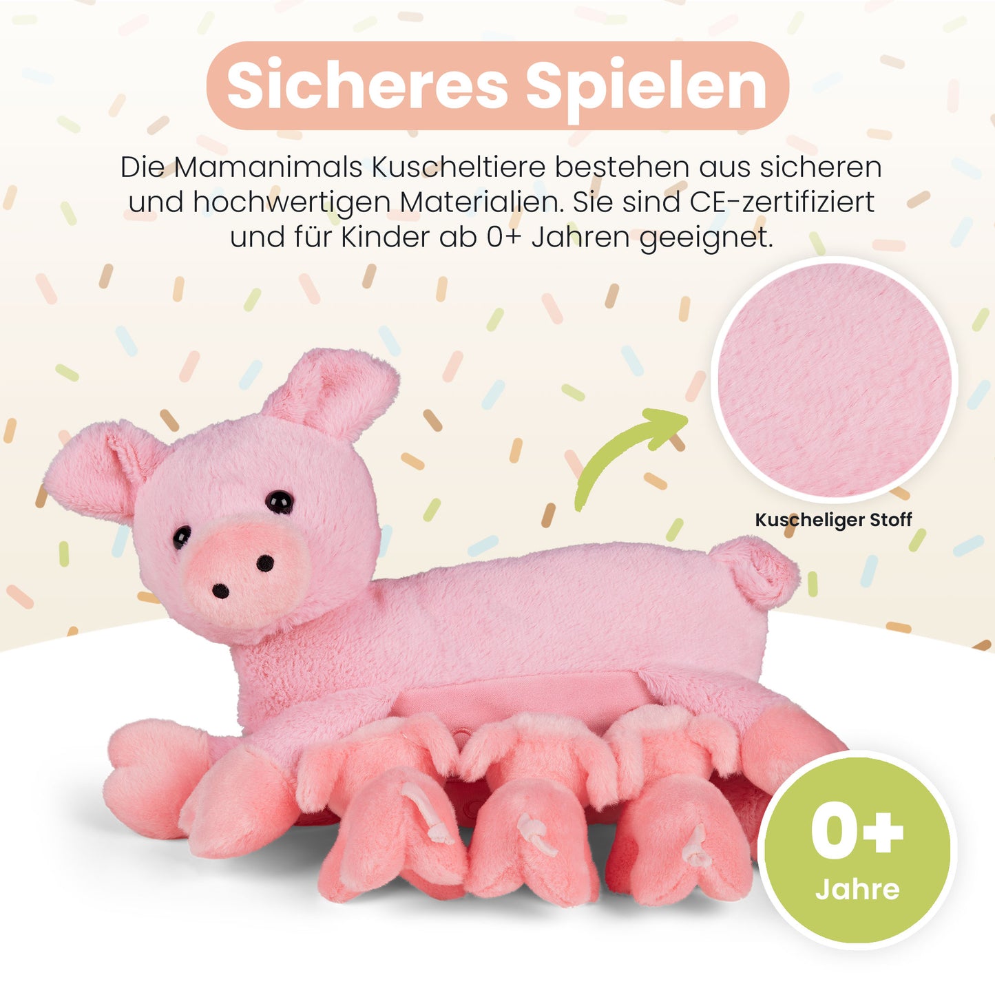 Mamanimals Schwein mit Babys im Bauch
