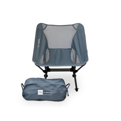 trekony camping chair low, aluminum