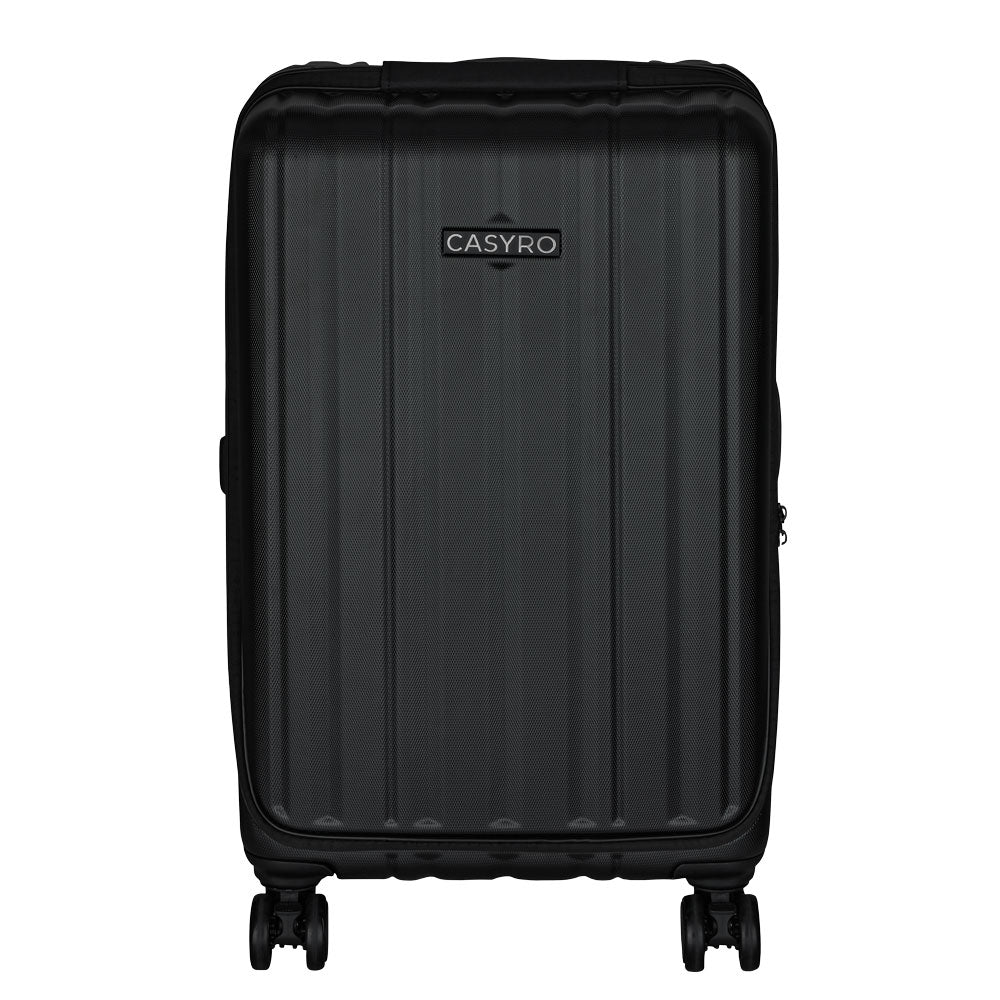 CASYRO Stand-Up Suitcase M, Black