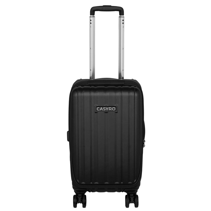 CASYRO Stand-Up Suitcase S, Black