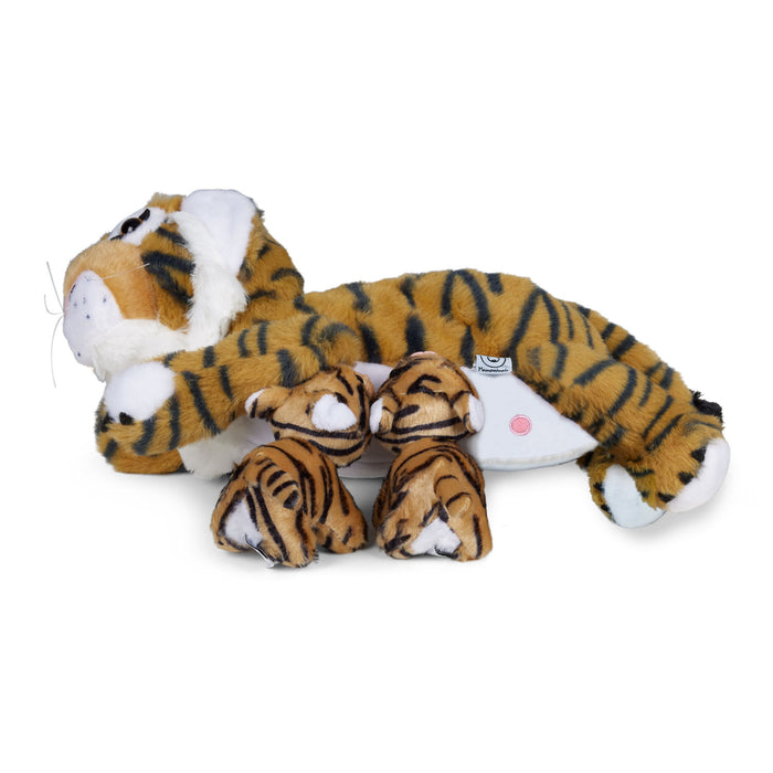 Mamanimals Cuddly Toy Set Mama Tiger and Babies