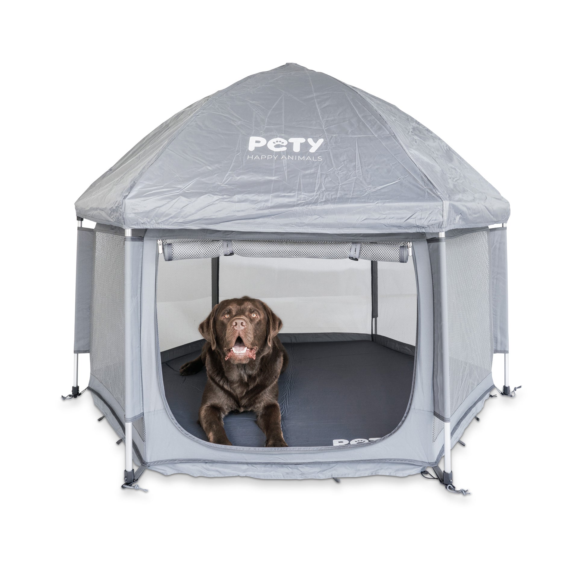 Set PETY Playpen for Dogs large, with Mat and Cover