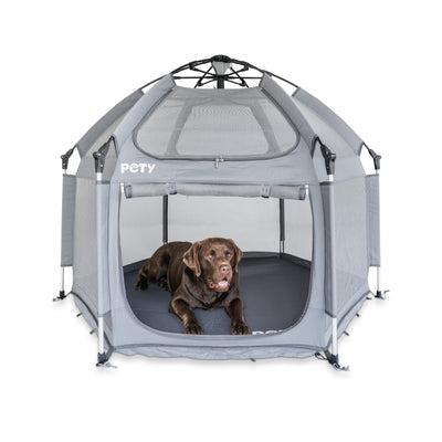 Set PETY Playpen for Dogs large, with Mat and Cover