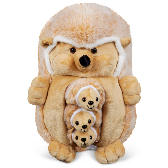 Mamanimals Cuddly Toy Set Mommy Hedgehog and Babies