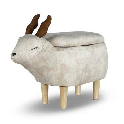 Zoosy Stool Reindeer "Yuna", with Compartment